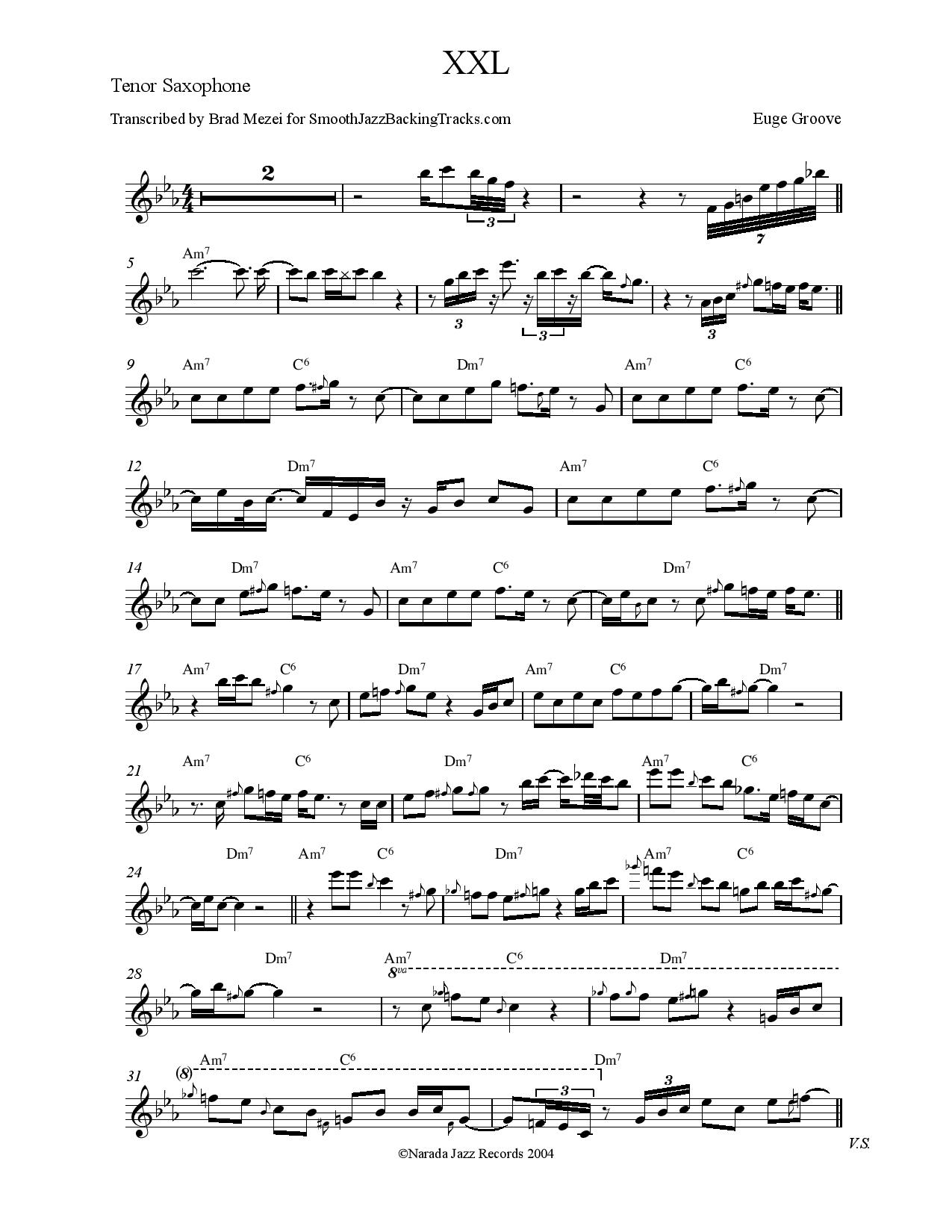Smooth jazz sax backing tracks page 3 in alphabetical order.